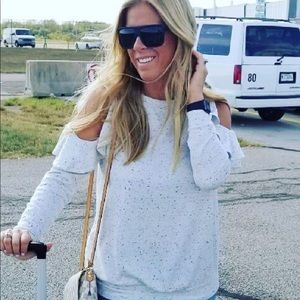 Cold Shoulder Maternity Top